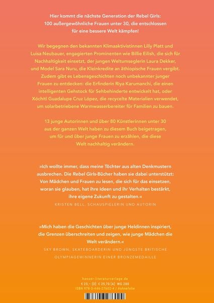 Produktbild: Good Night Stories for Rebel Girls - 100 junge Frauen, die die Welt voranbringen