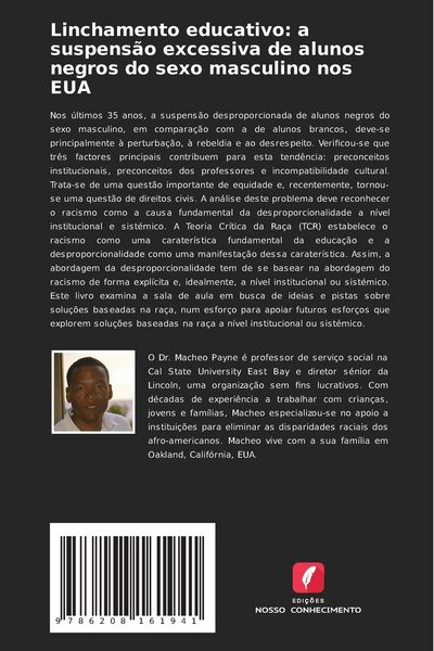 Produktbild: Linchamento educativo: a suspens&atilde;o excessiva de alunos negros do sexo masculino nos EUA