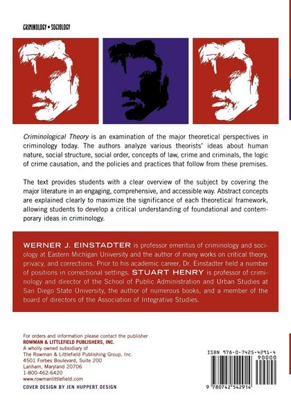 Produktbild: Criminological Theory