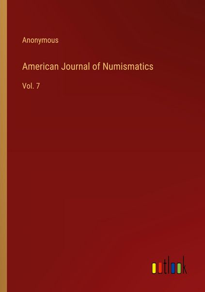 Produktbild: American Journal of Numismatics