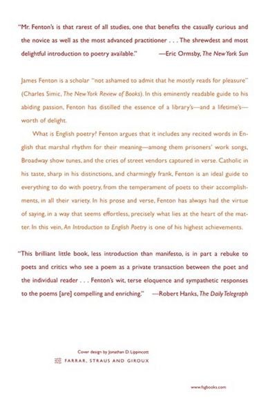 Produktbild: An Introduction to English Poetry