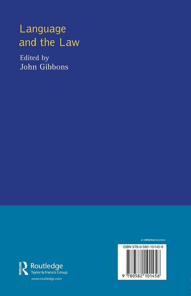 Produktbild: Language and the Law