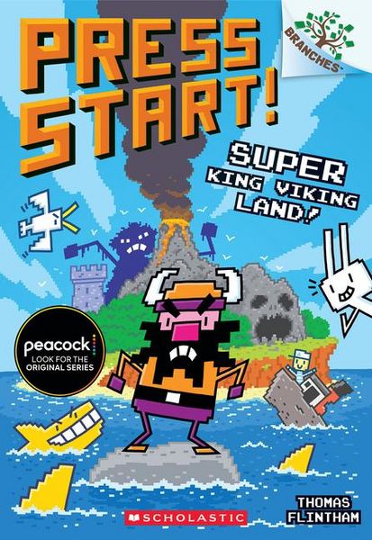 Produktbild: Super King Viking Land!: A Branches Book (Press Start! #13)