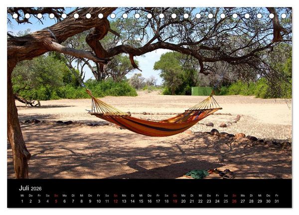 Produktbild: Abenteuer Afrika (Tischkalender 2026 DIN A5 quer), CALVENDO Monatskalender