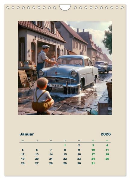 Produktbild: Gute alte Zeit der sechziger Jahre (Wandkalender 2026 DIN A4 hoch), CALVENDO Monatskalender