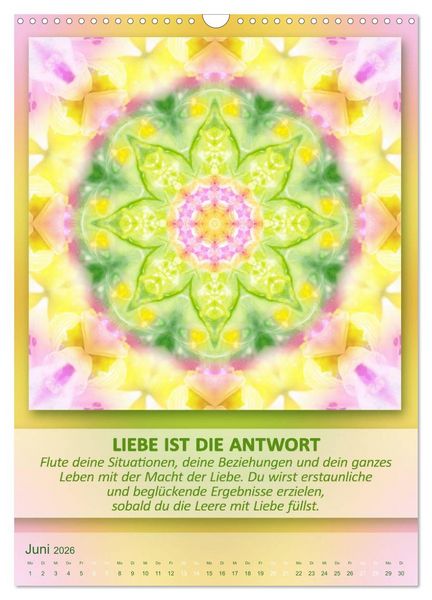 Produktbild: Light Energy Mandalas - Kalender - Vol. 2 (Wandkalender 2026 DIN A3 hoch), CALVENDO Monatskalender