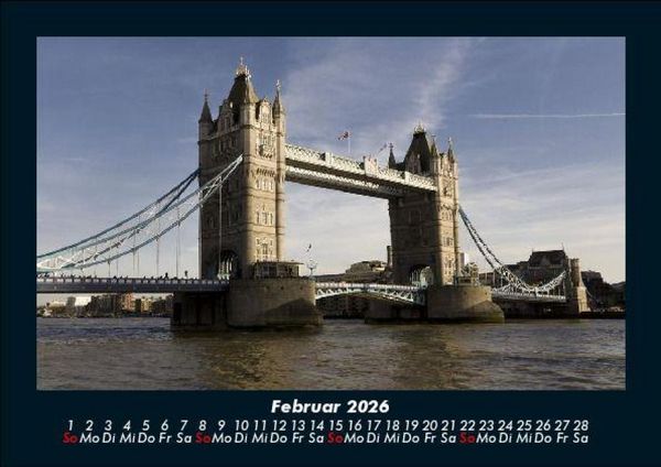 Produktbild: London 2026 Fotokalender DIN A5