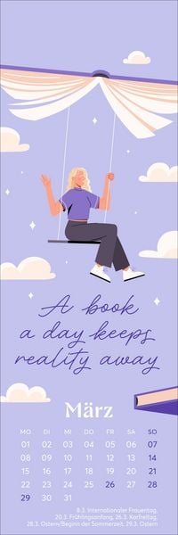 Produktbild: Book Love Lesezeichen & Kalender 2027