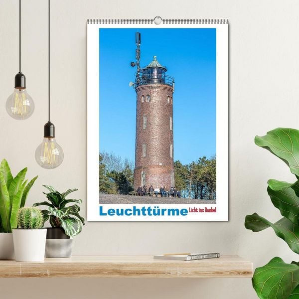Produktbild: Leuchtt&uuml;rme - Licht ins Dunkel (Wandkalender 2026 DIN A2 hoch), CALVENDO Monatskalender