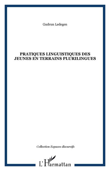 Produktbild: Pratiques linguistiques des jeunes en terrains plurilingues