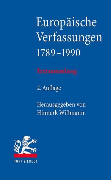 Produktbild: Europ&auml;ische Verfassungen 1789-1990