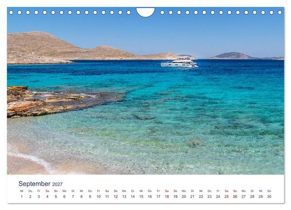 Produktbild: Insel Chalki (Wandkalender 2027 DIN A4 quer), CALVENDO Monatskalender