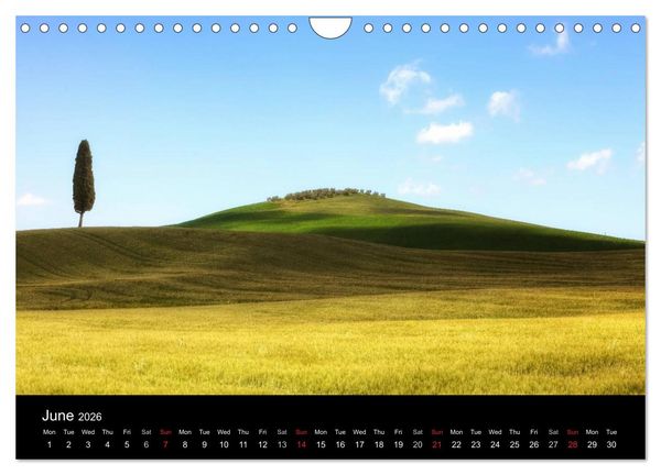 Produktbild: Tuscany (Wall Calendar 2026 DIN A4 landscape), CALVENDO 12 Month Wall Calendar
