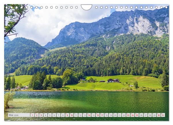 Produktbild: Malerische Seen in Bayern (Wandkalender 2026 DIN A4 quer), CALVENDO Monatskalender