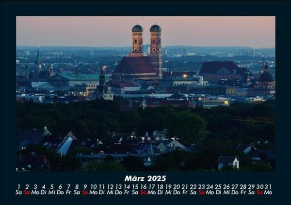 Produktbild: M&uuml;nchen 2025 Fotokalender DIN A5