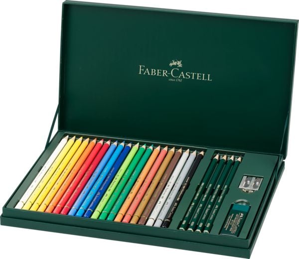 Produktbild: Faber-Castell Geschenkset Polychromos + Zubeh&ouml;r