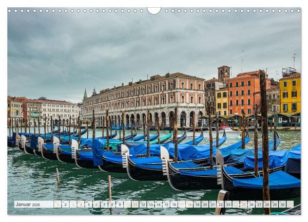Produktbild: ItalienReise Venedig Chioggia Comacchio (Wandkalender 2026 DIN A3 quer), CALVENDO Monatskalender