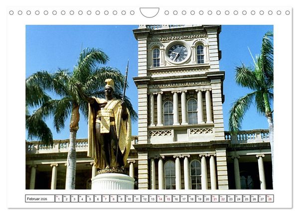Produktbild: Hawaii - Sehnsuchtsinseln Oahu und Maui (Wandkalender 2026 DIN A4 quer), CALVENDO Monatskalender