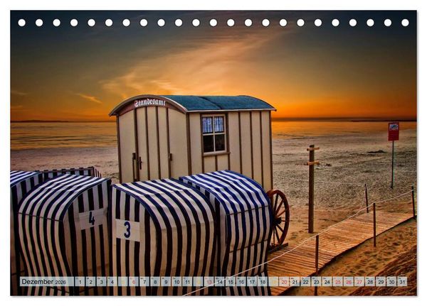 Produktbild: Strandvergn&uuml;gen - an Nordsee und Ostsee (Tischkalender 2026 DIN A5 quer), CALVENDO Monatskalender