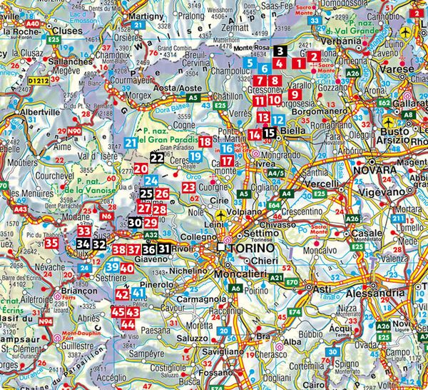 Produktbild: ROTHER Wanderf&uuml;hrer Piemont Nord
