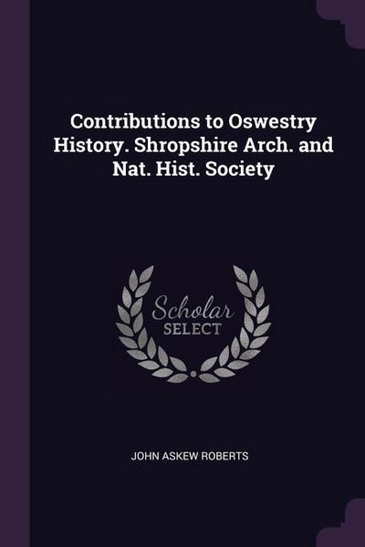 Produktbild: Contributions To Oswestry Hist
