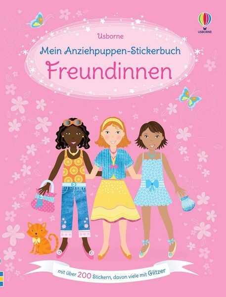 Produktbild: Meine glitzernden Anziehpuppen-Stickerb&uuml;cher mini: Im Ballett, Feen, Freundinnen und Prinzessinnen