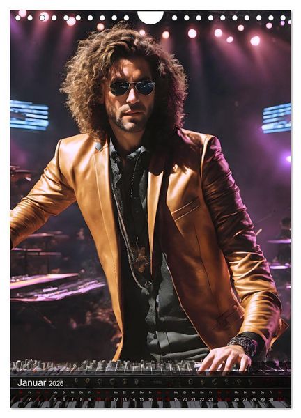Produktbild: Rockstars - Live on Stage (Wandkalender 2026 DIN A4 hoch), CALVENDO Monatskalender