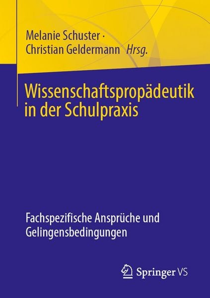 Produktbild: Wissenschaftsprop&auml;deutik in der Schulpraxis