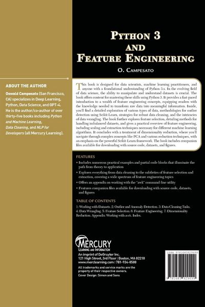 Produktbild: Python 3 and Feature Engineering