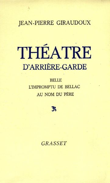Produktbild: Th&eacute;&acirc;tre d'arri&egrave;re-garde