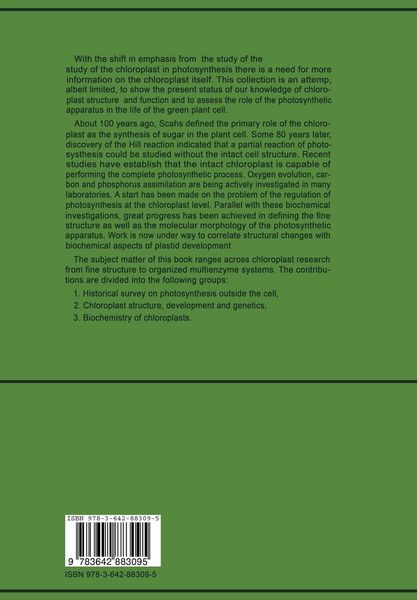 Produktbild: Structure and Function of Chloroplasts