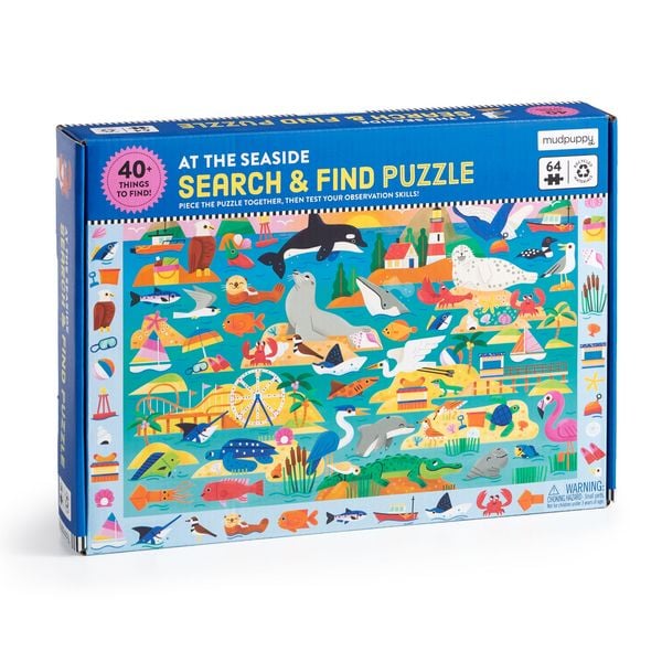 Produktbild: At the Seaside 64 Piece Search & Find Puzzle