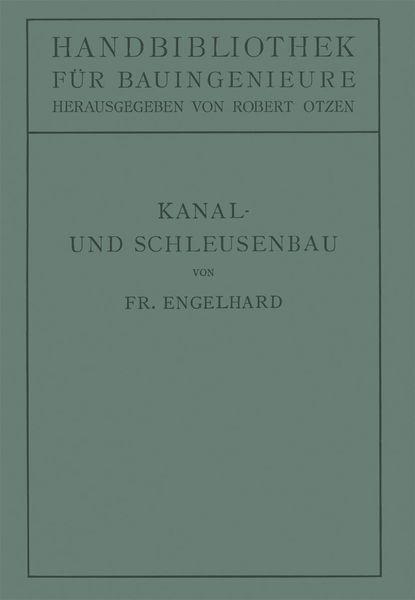 Produktbild: Kanal- und Schleusenbau
