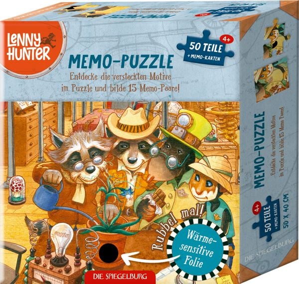 Produktbild: Memo-Puzzle Mondblume - Lenny Hunter (50 Teile)