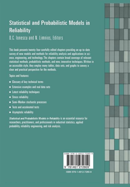 Produktbild: Statistical and Probabilistic Models in Reliability