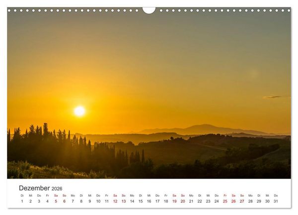 Produktbild: Motive der Toskana (Wandkalender 2026 DIN A3 quer), CALVENDO Monatskalender