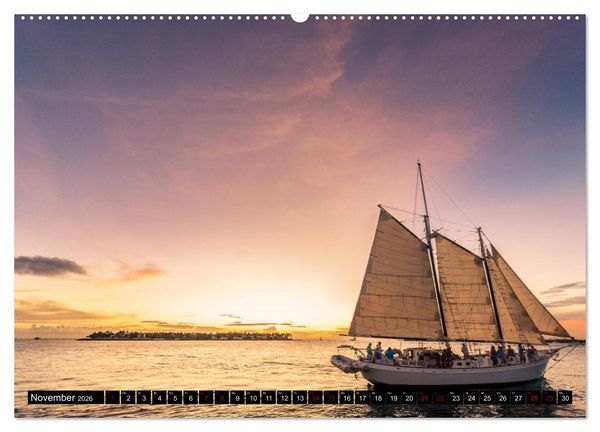 Produktbild: Florida. Der Sonne entgegen. (hochwertiger Premium Wandkalender 2026 DIN A2 quer), Kunstdruck in Hochglanz