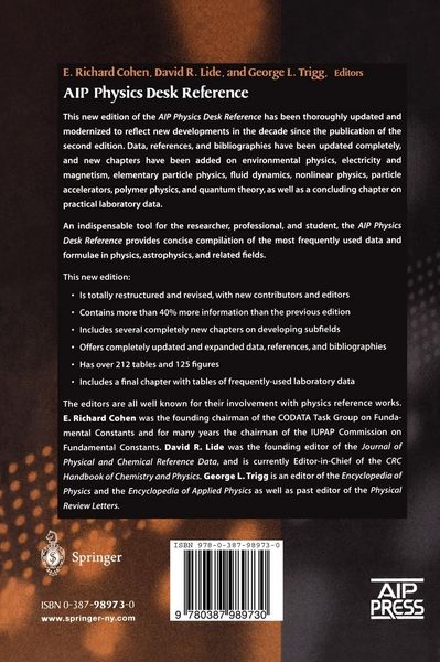 Produktbild: AIP Physics Desk Reference