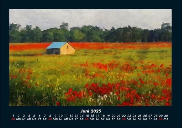 Produktbild: Blumenträume 2025 Fotokalender DIN A4