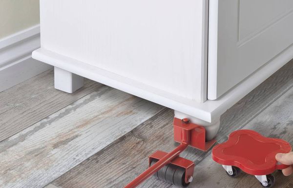 Produktbild: TOOLCRAFT TO-7753734 M&ouml;bel-Heber und Transportroller Set Traglast (max.): 400kg