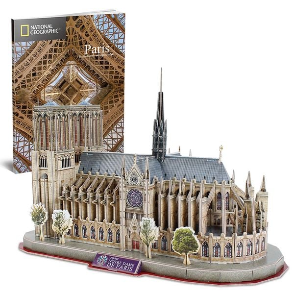 Produktbild: CUBICFUN - 3D Puzzle Notre-Dame de Paris 128 Teile