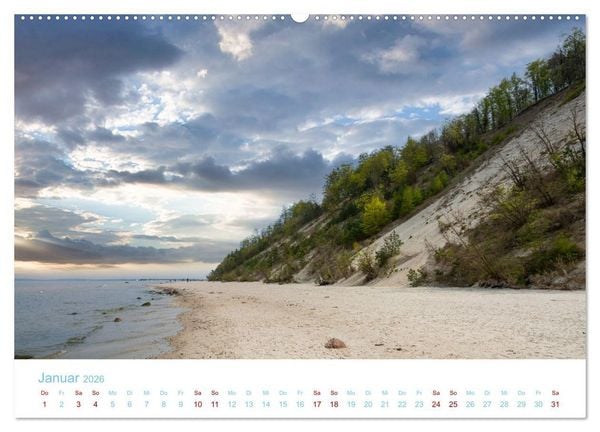 Produktbild: Unterwegs auf Usedom (Wandkalender 2026 DIN A2 quer), CALVENDO Monatskalender