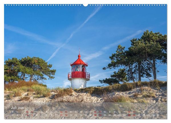 Produktbild: Inseelfeeling - Hiddensee (hochwertiger Premium Wandkalender 2026 DIN A2 quer), Kunstdruck in Hochglanz