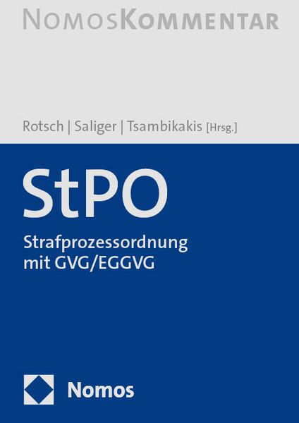 'StPO' Von '' - Buch - '978-3-8487-1299-1'