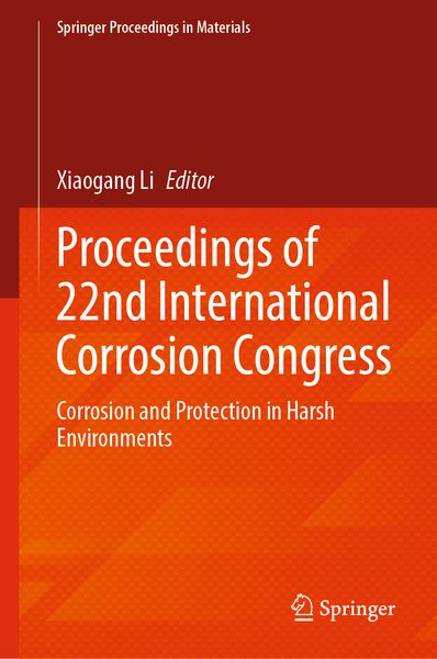Produktbild: Proceedings of 22nd International Corrosion Congress