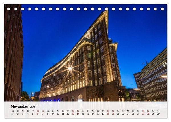 Produktbild: Hamburg - Zwischen Alster und Elbe (Tischkalender 2027 DIN A5 quer), CALVENDO Monatskalender