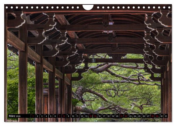 Produktbild: Kyotos Tempel - Bilder aus Japan (Wandkalender 2026 DIN A4 quer), CALVENDO Monatskalender