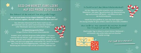 Produktbild: Das ultimative Adventsduell f&uuml;r Paare. 24 Spiele &ndash; 1 Gewinner