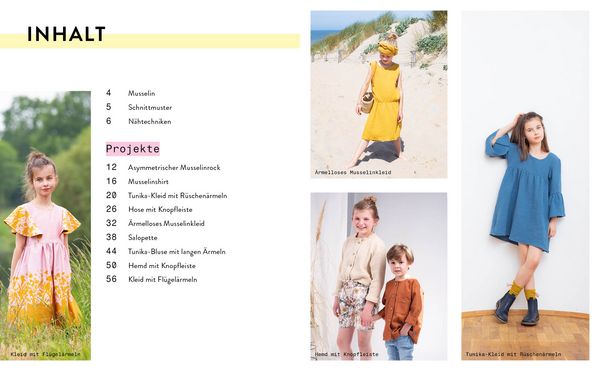 Produktbild: Mini-Masterclass &ndash; N&auml;hen mit Musselin f&uuml;r Kids