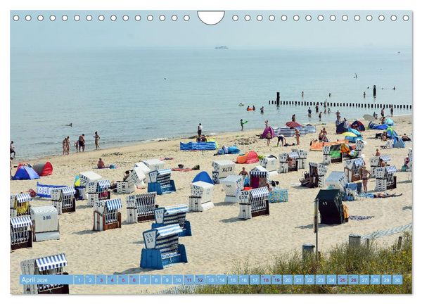 Produktbild: Gr&uuml;&szlig;e von Usedom (Wandkalender 2026 DIN A4 quer), CALVENDO Monatskalender